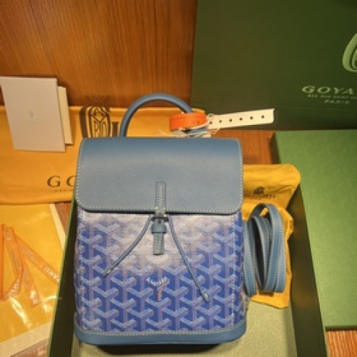 頂級原廠皮版本Goyard新款Alpin迷你雙肩包上市Goyard工坊秉承傳統工