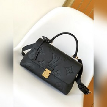 頂級原單 獨家實拍  頭層牛皮 全鋼五金M45978小號黑色絲印M46008