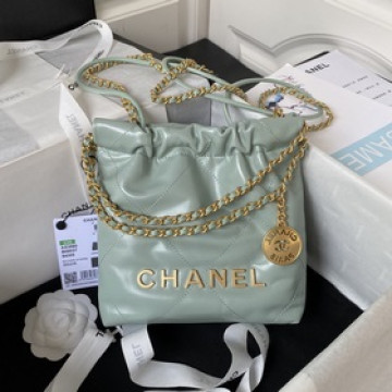 淺綠Chane1 23S AS3980 香奈兒的mini22擊中紅心了香奈鵝的