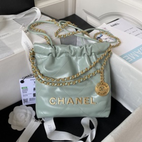 淺綠Chane1 23S AS3980 香奈兒的mini22擊中紅心了香奈鵝的