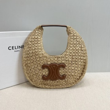 正品級新品上線CE Hobo草編包，CELINE CLASSIC PANIER植