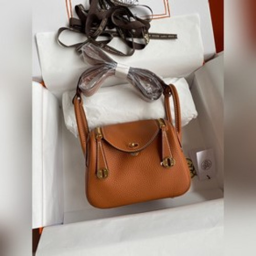 mini lindy 迷你琳迪 19cm 原廠進口tc皮【金棕】金銀扣 同步