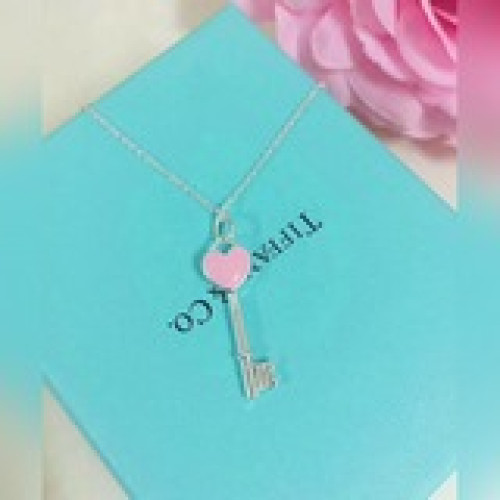 Tiffany&Co 蒂芙尼 滴油 心形 鑰匙 項鍊  火爆  經典時尚 高端定