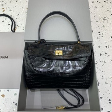 [小號鳄魚黑] BALENCIAG RODEO BAG 系列手袋 新款可以說出道