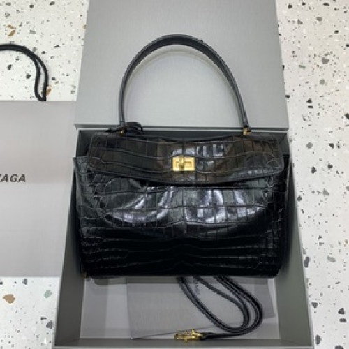 [小號鳄魚黑] BALENCIAG RODEO BAG 系列手袋 新款可以說出道