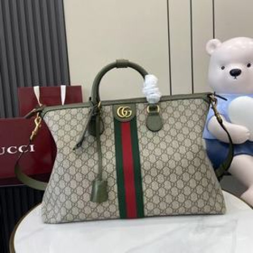 配全套原廠禮品袋包裝 Gucci Savoy系列匠心融蘊米色和深棕色兩大配色，搭