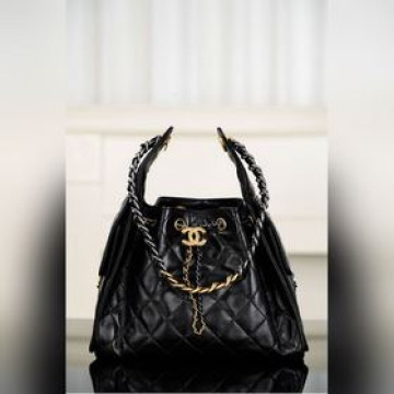頂級進口原廠皮 所見即所得！ CHANEL 25B 油蠟皮鴛鴦鍊 25 Bag