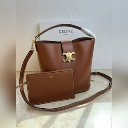 正品級 CELINE LOUISE中號光滑牛皮革手袋24s新款Louise水