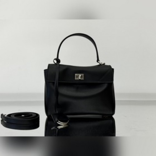 24s爆款[Mini號黑銀] BALENCIAGA RODEO BAG 系列手袋