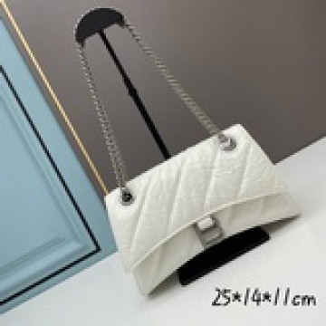 Balenciag新品 小號鍊條沙漏包 平紋牛皮 油蠟皮全包采用頭層牛皮好質量巴