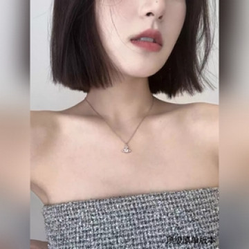 西太後 vivienne 滿鑽 土星項鍊閉眼 準入 沒錯！白鑽鑲嵌、純 王粹