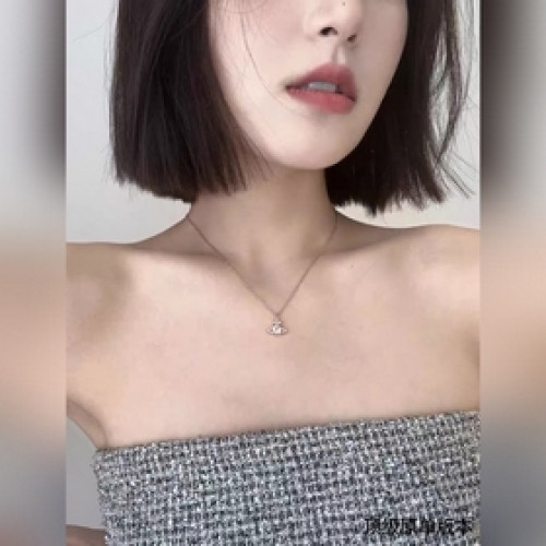 西太後 vivienne 滿鑽 土星項鍊閉眼 準入 沒錯！白鑽鑲嵌、純 王粹