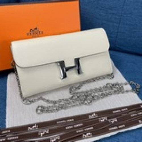 hermes  constance 原單 型號：9852鍊子手掌紋銀扣 si