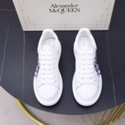 Alexander mcqueen /麥昆 經典明星爆款百搭小白鞋，原版1：1複