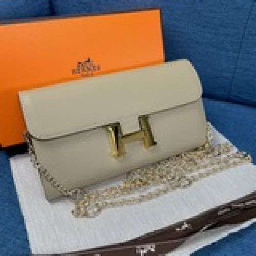 Hermes  Constance 原單 型號：9852鍊子手掌紋金扣 SI