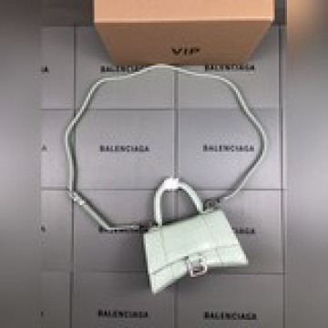 鳄魚紋薄荷綠色升級版頂級原單，配vip全套包裝，Balenciagα本季重磅Ho