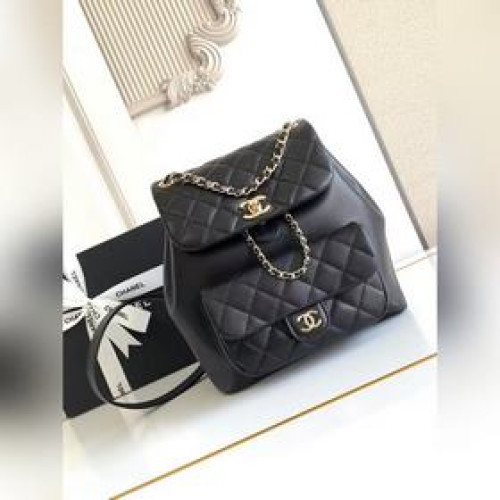 CNITFRCHEANL AS3618 22C 早春Duma牛皮大號雙背包ZP