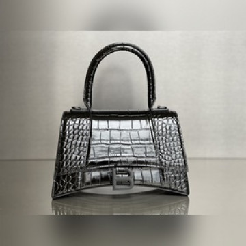 #BALENCIAGA#鳄魚紋黑色，黑扣 [升級版原廠皮版本]S號--23cm