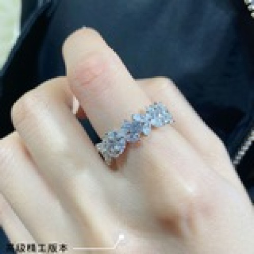 碼數5678 蒂芙尼 精緻 馬眼 戒指 Tiffany Fleur de Lis