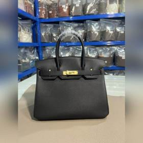 工坊實拍birkin鉑金 黑色金扣30cm采用進口原廠togo皮 手工打磨