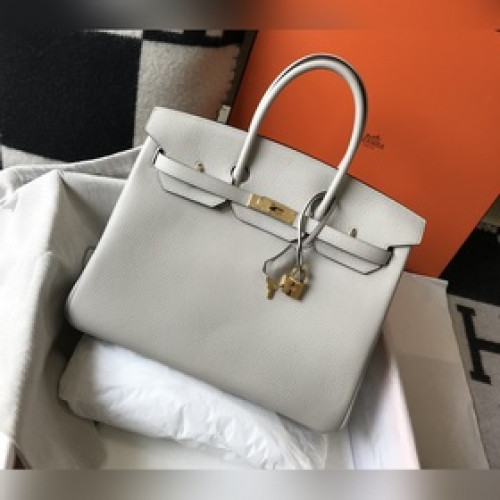 手工蠟線35cm Birkin 出品價值及收藏價值最高的經典款 珍珠灰無論10