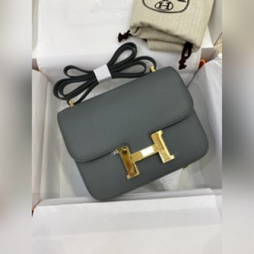 康康小號 19cm 進口Epsom皮 杏仁綠 金扣