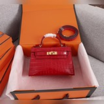 二代原單鳄魚紋 版型完美hermes mini kelly second gen