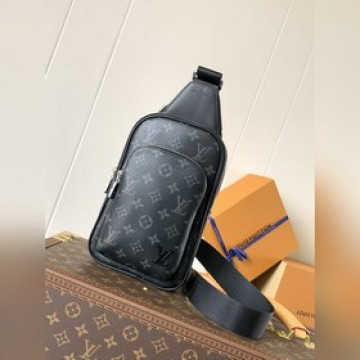 頂級原單 變碼芯片 對版質量 M47137黑花本款 Avenue 小號單肩包選用