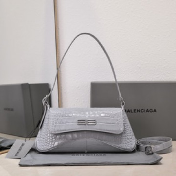 鳄魚紋淺灰 小號27*13*4.5Cm Balenciaga 巴黎世家 XX系列