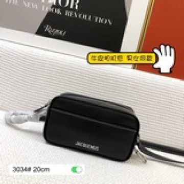 新款 jacqoumous男女同款 相機包 牛皮材質 小身闆大容量 簡單大方