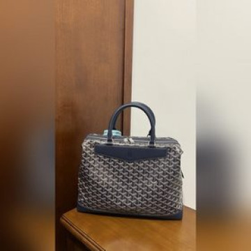 頂級進口原廠皮免稅版本新款Goyard Cisalpin公文包  雙拉鍊開合帆布