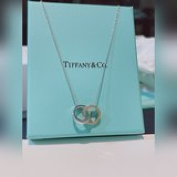 蒂芙尼Tiffany&Co.（1837雙環）項鍊與專櫃同步上新這款典雅迷人的圓形