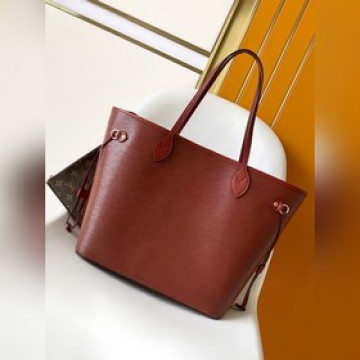 女款_動态變碼Neverfull 中號水波紋手袋 M12195綠色 M12746棕色