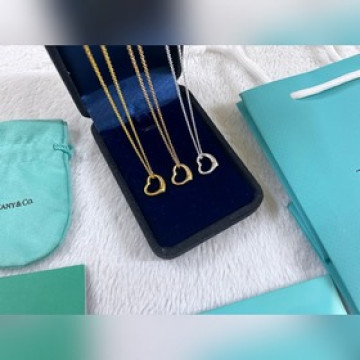 蒂芙尼 Tiffany 大號心形項鍊 黃金色 玫瑰金色 銀色