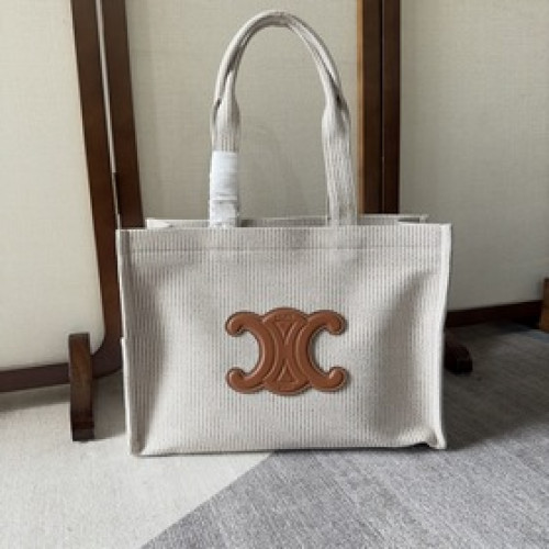 新品上線 CABAS THAIS 大號 CELINEine 提花織布 手拎/ 肩