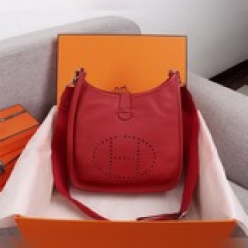 愛馬仕 hermes evelyne經典實用斜挎包 可調節肩帶  獨家年份編碼