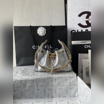法國 高端定制品 CHANEL Chanel25S 春夏hobo抽繩水桶min