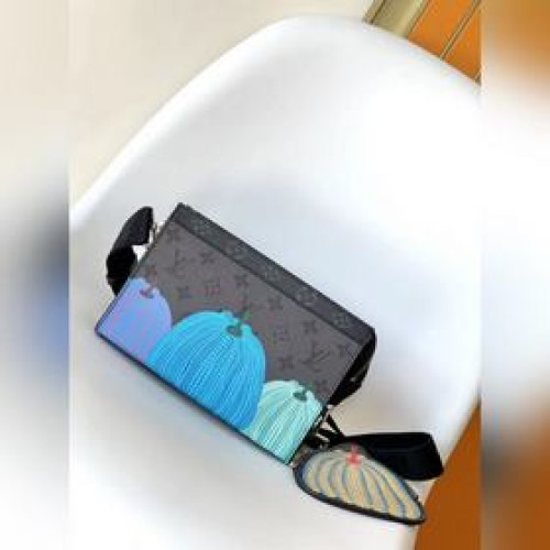 頂級原單 對版質量M81972南瓜系列 男包兩件套系列 LV x YK GAST