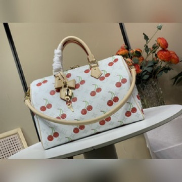 頂級原單複刻獨家實拍 [ Speedy Soft 30 手袋]M14238 白花