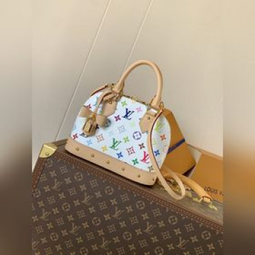 頂級原單，變碼芯片M13078本款 Alma BB 手袋洋溢路易威登 x 村上