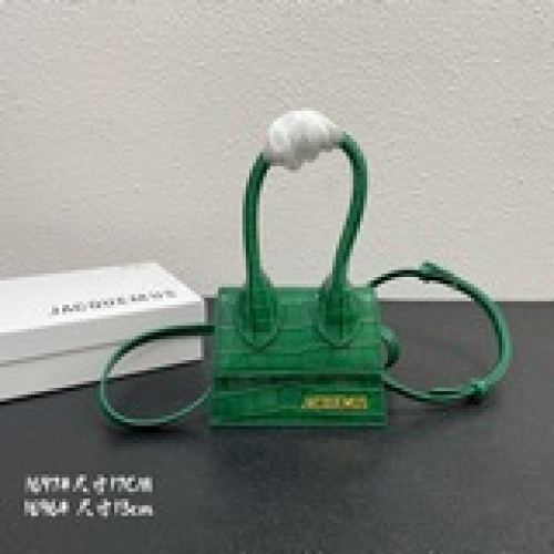 ins超火chic爆款jacquemus le chiquito long鳄紋&