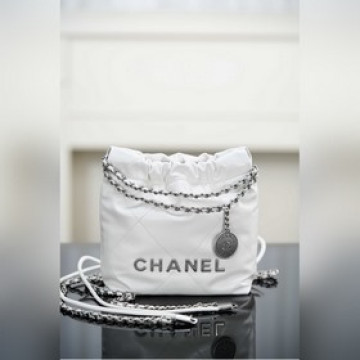 頂級進口原廠皮 所見即所得！ CHANEL 25A新款 22Mini bag