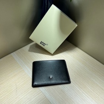[頂級原單 原廠皮]MONTBLANC 萬寶龍大班系列6卡位皮夾 型號：1303