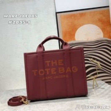 MJ荔枝紋牛皮托特包-MARC JACOBS- the traveler tot