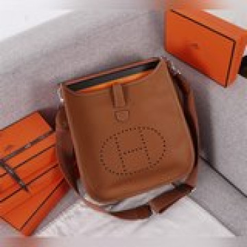 愛馬仕 hermes evelyne經典實用斜挎包 可調節肩帶  獨家年份編碼