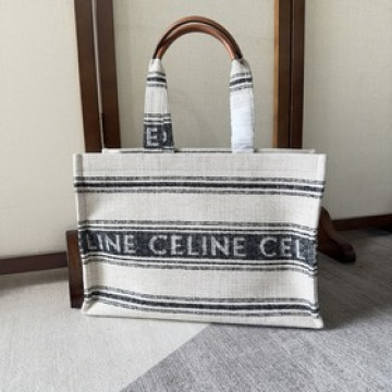 新品上線 CABAS THAIS 大號 CELINEine 提花織布 手拎/ 肩