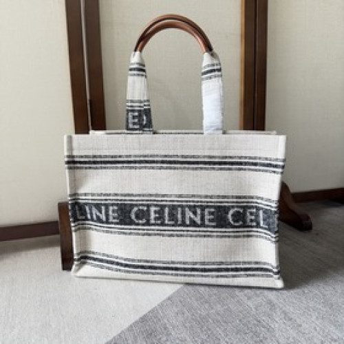 新品上線 CABAS THAIS 大號 CELINEine 提花織布 手拎/ 肩