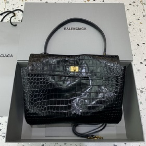 [中號鳄魚黑] BALENCIAG RODEO BAG 系列手袋 新款可以說出道