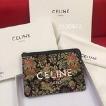 小號CELINE TRIOMPHE手包 Vintage手拿包 簡約風格時尚搭配