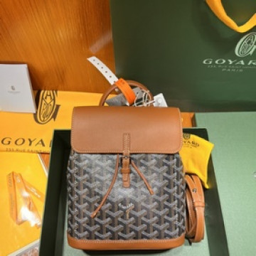 頂級原廠皮版本Goyard新款Alpin迷你雙肩包上市Goyard工坊秉承傳統工